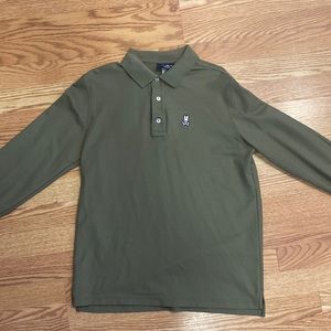 Psycho bunny, long sleeve polo